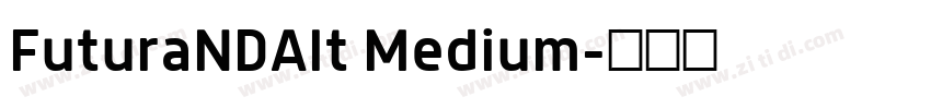 FuturaNDAlt Medium字体转换